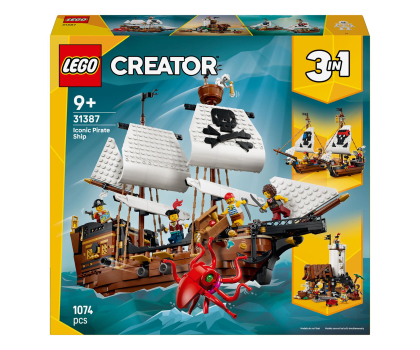Klocki LEGO® LEGO CREATOR 31387 Legendarny statek piracki